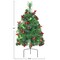 29 Inch Set of 2 Battery Powered Pre-lit Pathway Christmas Trees Perfect Outdoor Decoration